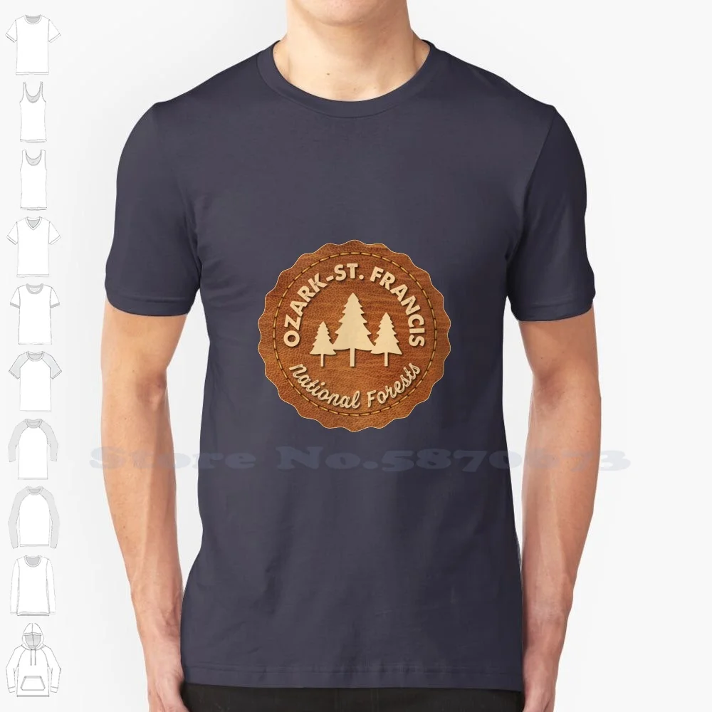 - St. Francis National Forests Shirt , Sticker , Gift ( Qq ) 100% Cotton T-Shirt National Forest St Francis Forest Forest