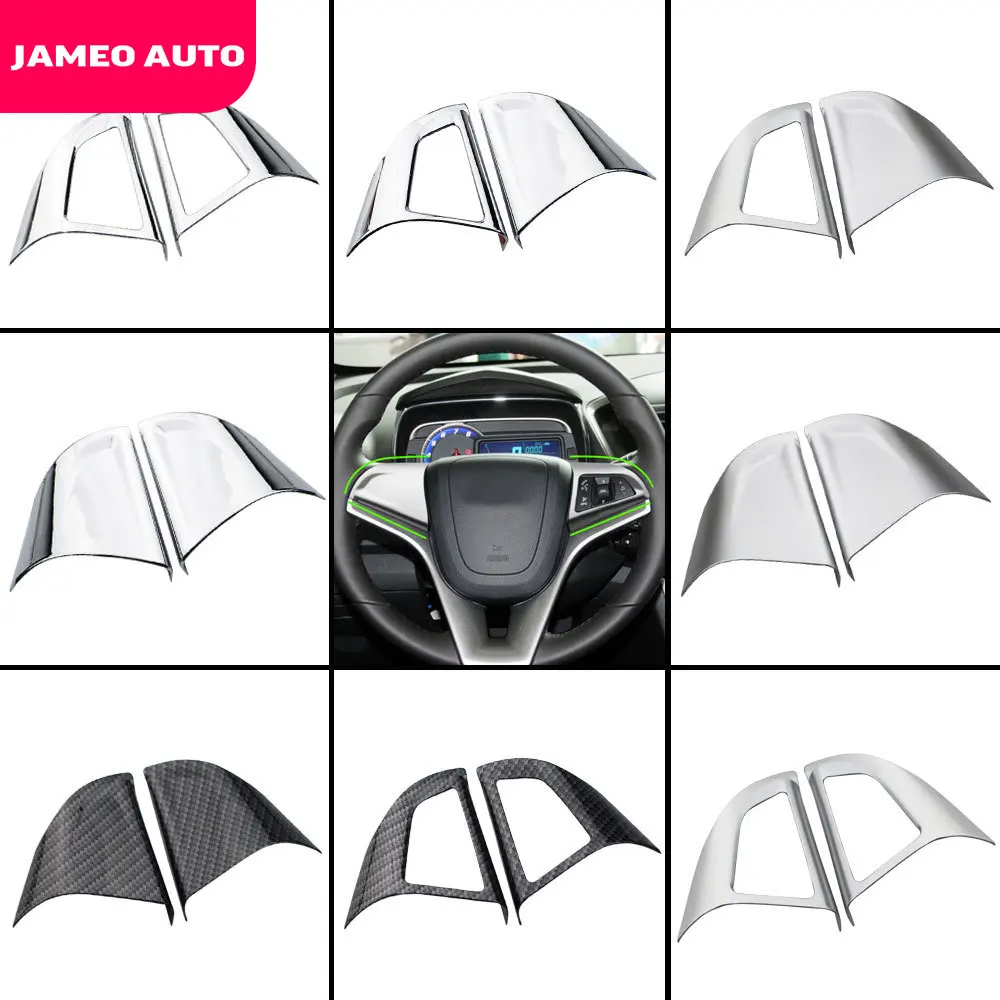 Jameo Auto Car Styling Steering Wheel Buttons Protection Cover Trim Sticker Fit for Chevrolet Orlando Accessories