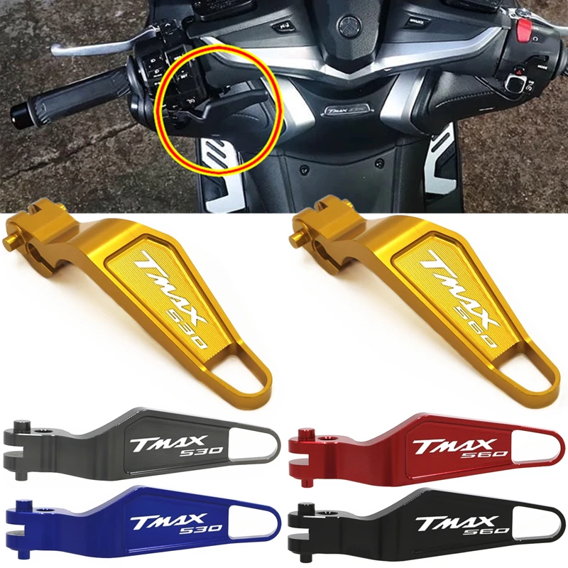 For YAMAHA T-MAX 560 TMAX530 TMAX 560 Tech MAX TMAX 530 Motorcycle Aluminum CNC Accessories Parking Hand Brake Lever