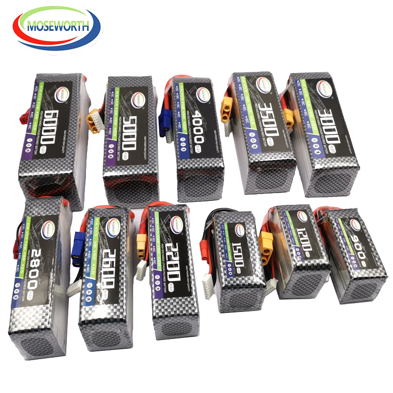 5S 18,5 V 3300mAh 30C 40C 60C RC LiPo batería para RC avión Drone coche barco camión helicóptero Quadcopter baterías recargables