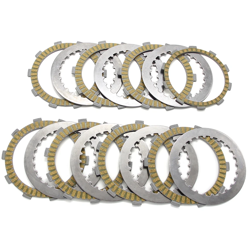 For Honda NTV600 Revere NT650 Hawk GT Deauville XL650V Transalp XRV650 Africa Twin Motorcycle Clutch Friction Disc Plate Kit