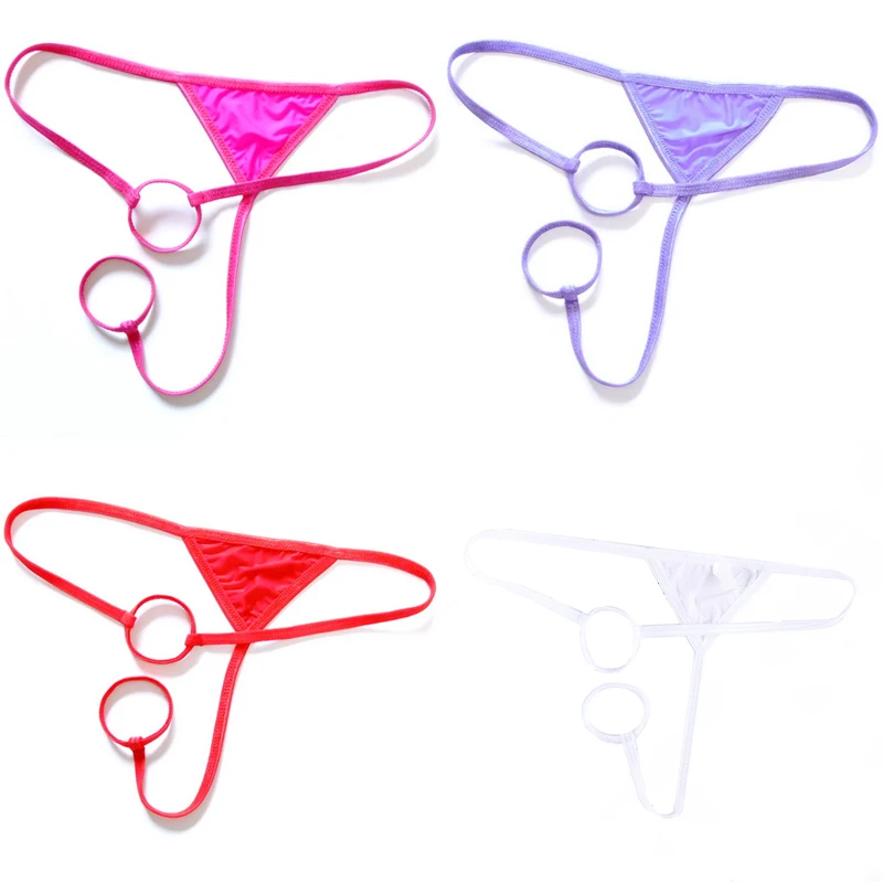 Ropa interior Sexy para hombre, calzoncillos de tiro bajo, nalgas transpirables, Tanga con espalda en T hueca, suspensorio sin entrepierna, bragas JJ