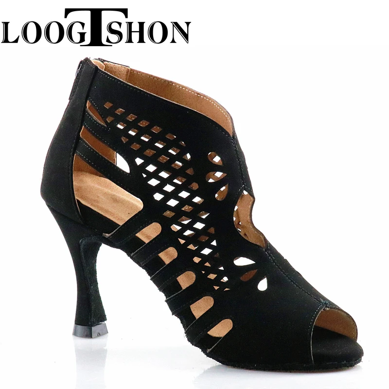 LOOGTSHON shoes woman spring summer 2022 Women summer shoe heel shoe latin dance shoes