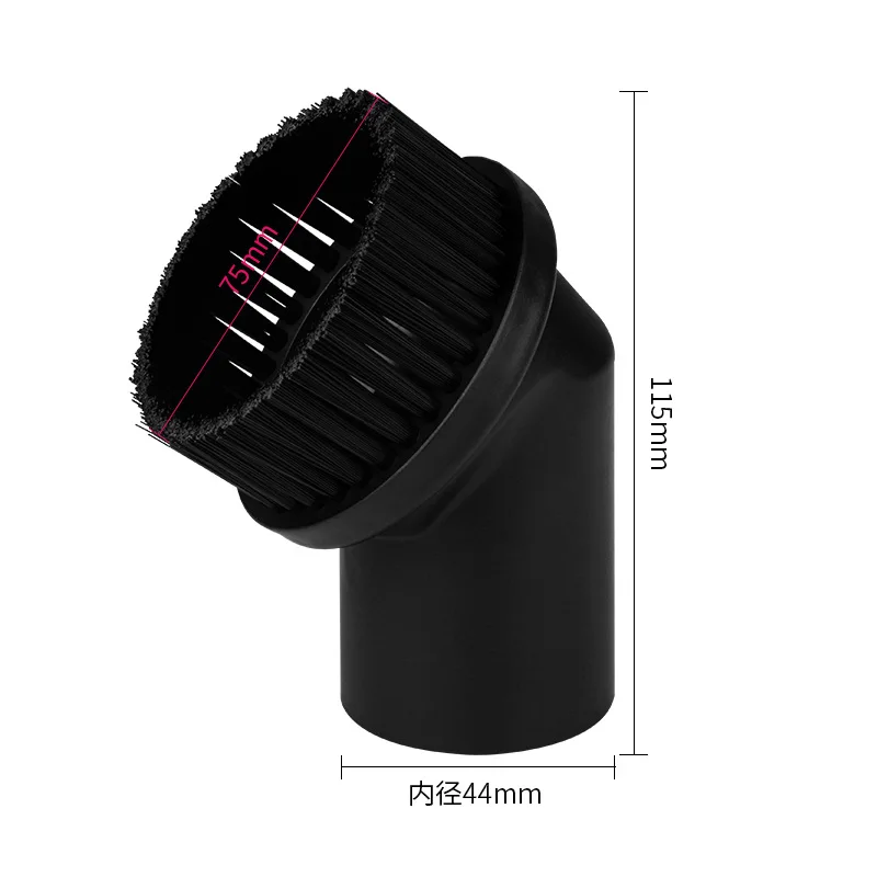 1*Brush Vacuum Cleaner Parts Brush Head PP Round Brush Tip Brush Inner Diameter 44mm Vacuum Cleaner Tools Attachment Parts Gadge