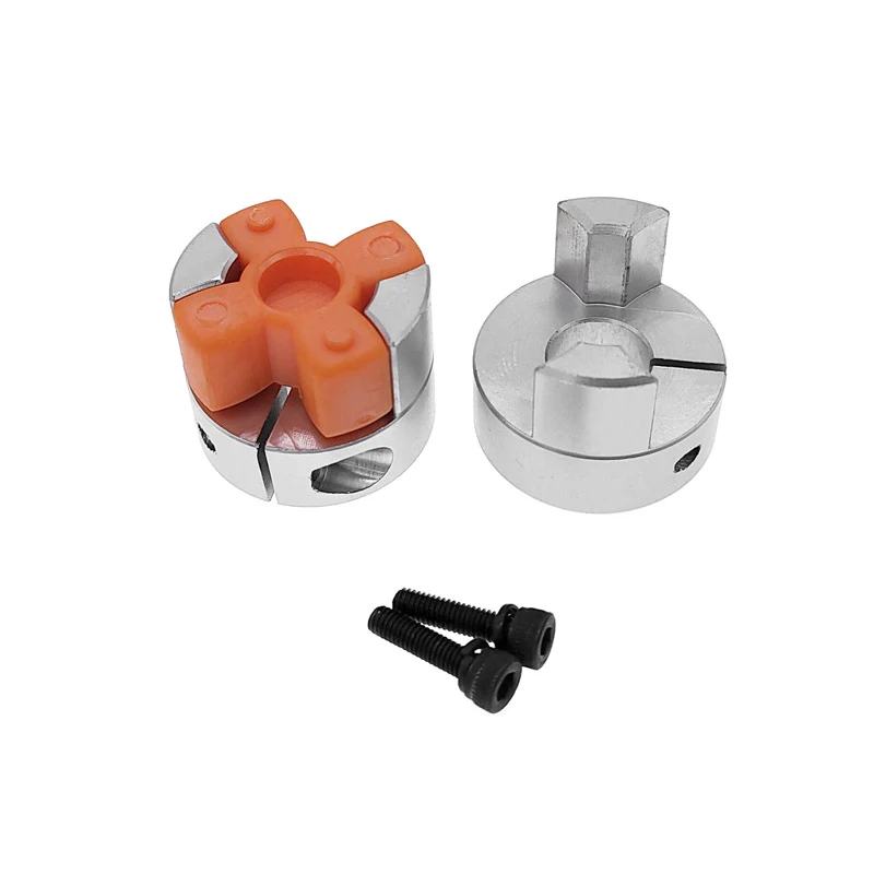 D25L30 Coupling Shaft Coupler Flexible Jaw Spider Plum Shaft Coupler 6.35/8/9.5/10/12mm Stepper Motor Plum Coupling