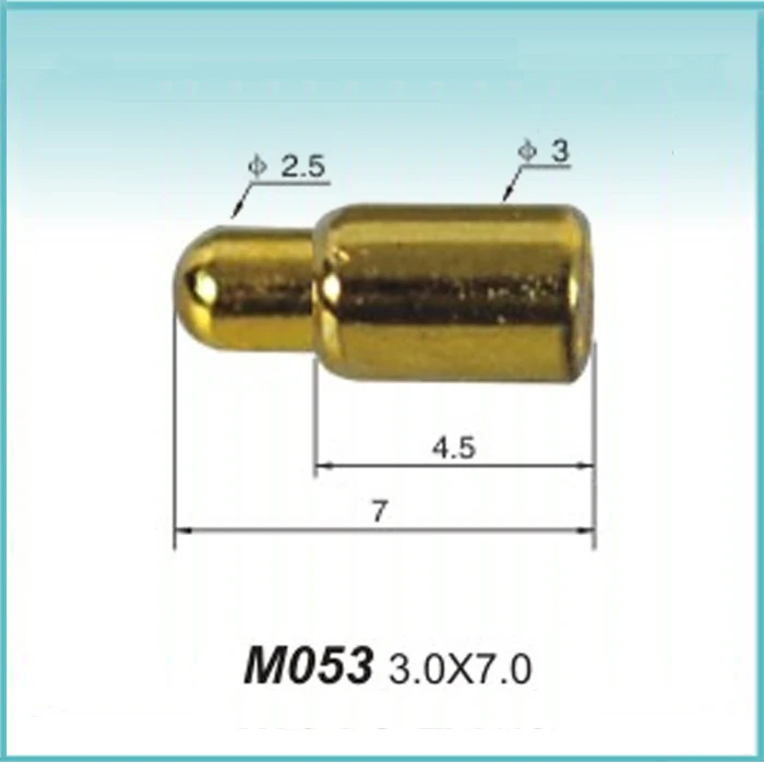 

Pogo Pin Spring Thimble Copper Gold-plated Mobile Phone Connector Charging Spring Thimble Current Charging Contact Pin