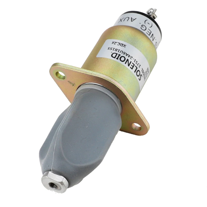 Solenóide SA-4259-24 0307-2820-01 de desligamento de combustível 24V compatível com gerador Cummins Onan