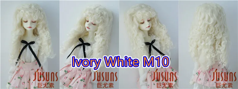 D28002 Extremely Longe Curly Monghanjuc Mohair BJD Wigs 6-7' 7-8' 8-9' 9-10' 1/6 1/4 1/3 YOSD MSD SD DOD QBaby Blythes Hair