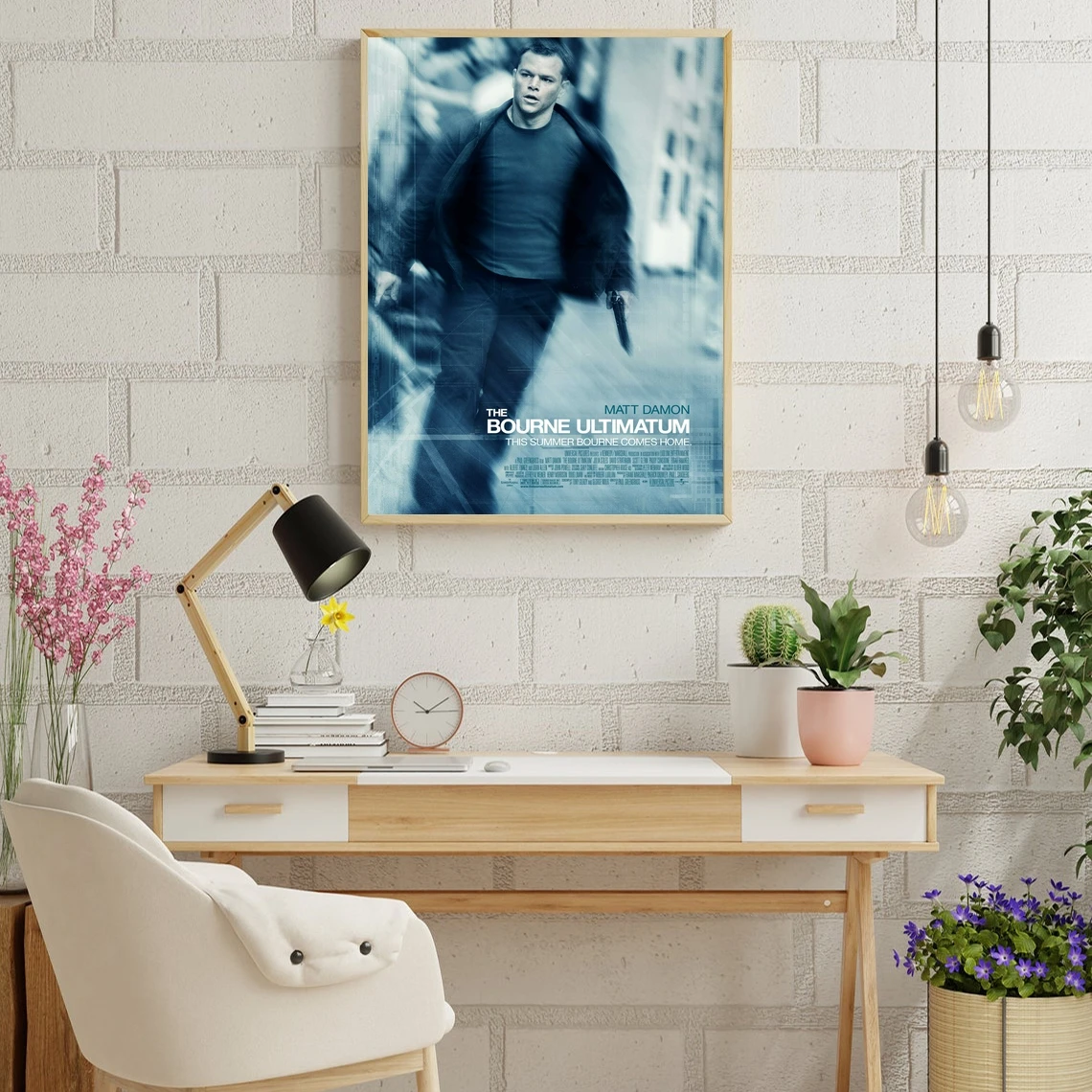 بورن ألتيماتوم الفيلم المشارك قماش طباعة ديكور المنزل طلاء جدران (بدون إطار) #3