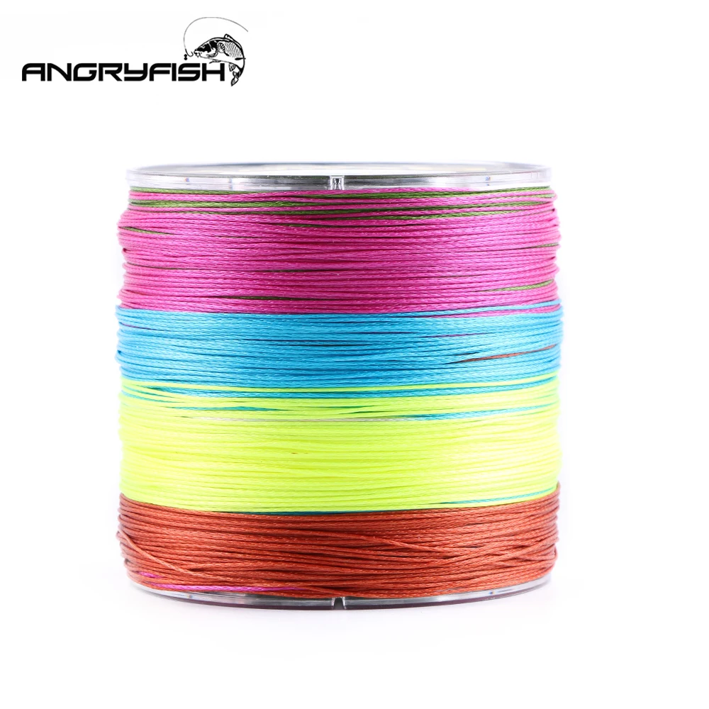 Angryfish 9 Strands Braided 500M Fishing Line Super Strong PE Line Braided Fishing