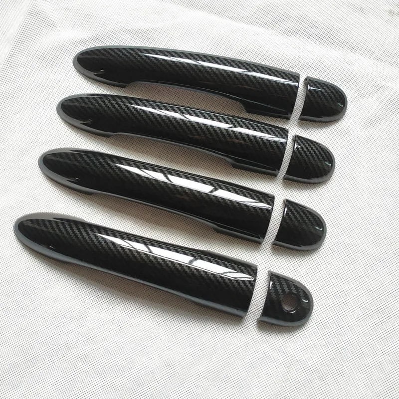 

For Renault Clio 3 iii mk3 accessories door handle cover trim handles covers plastic Imitation carbon fiber