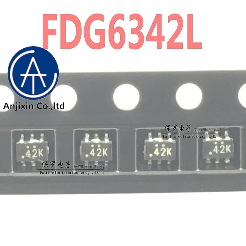 10pcs 100% orginal new real stock  Load switching power supply chip FDG6342L FDG6342 SOT-363