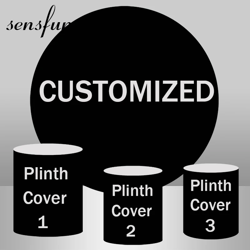 Fotografie Hintergrund Spezielle Link Für Benutzerdefinierte Runde Kreis Kulissen Personalisierte Sockel Abdeckungen