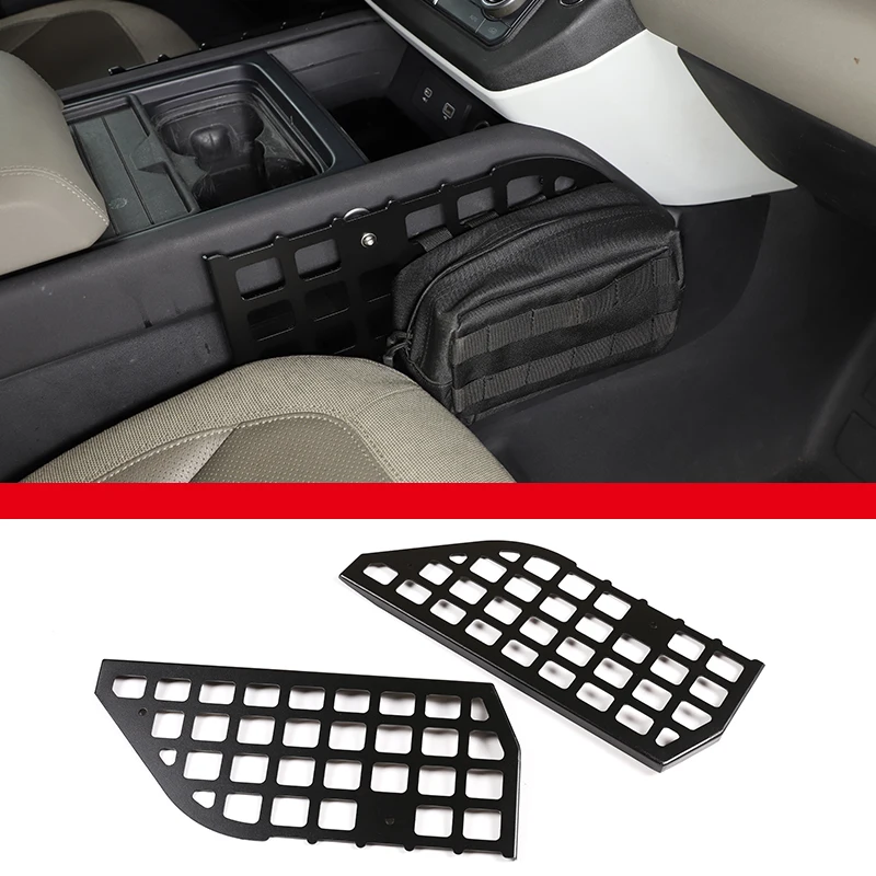 

For Land Rover Defender 90 110 2020-2022 Car Center Console Both Side Hanging Bag Bracket Multi-Function Rack Interior Accessory