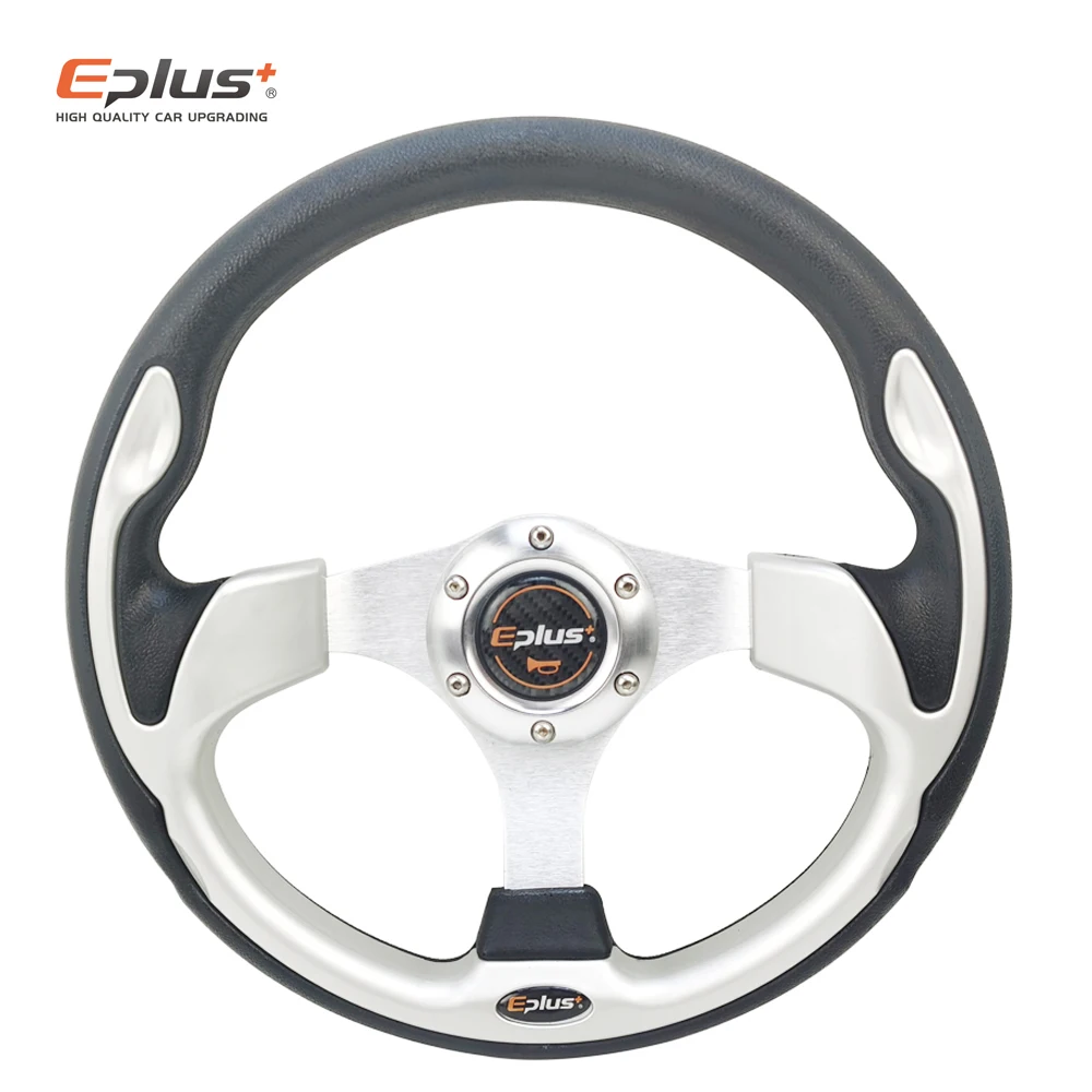 EPLUS-volante deportivo para coche de carreras, accesorio Universal de alta calidad, 13 pulgadas, 320MM, aluminio PU, 4 colores, estilo automático