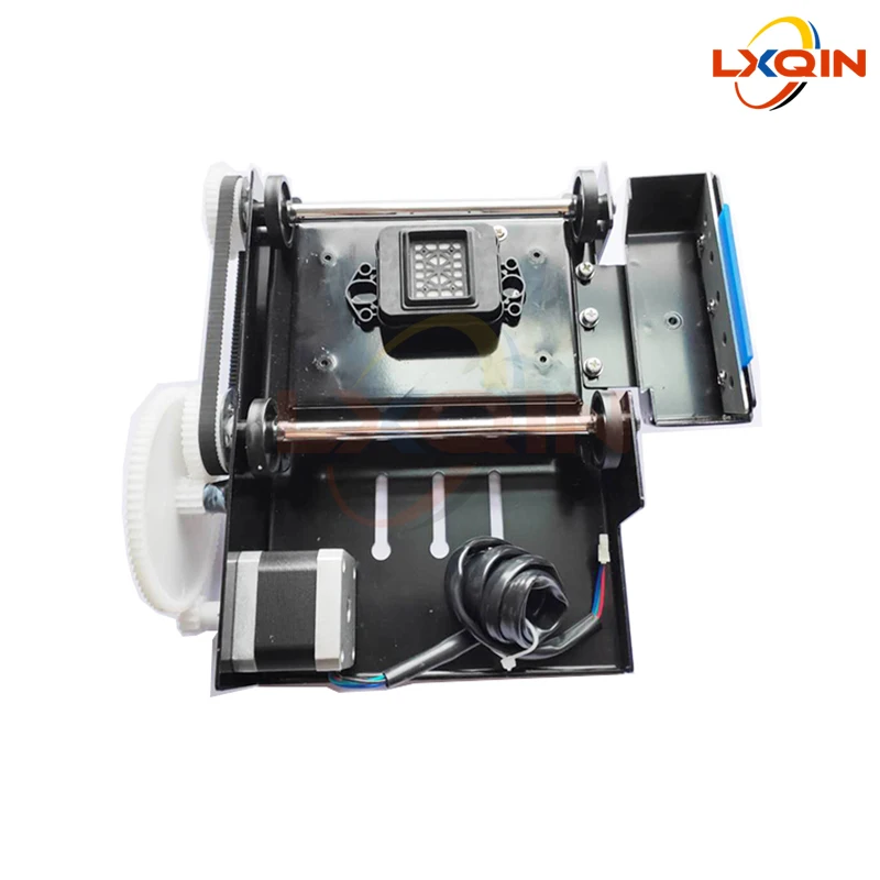 Estação de Limpeza da Cabeça de Impressão de Lxqin para Xp600 Dx5 Dx7 4720 I3200 5113 Única Cabeça Tampando Estação Conjunto Curto tipo Único Motor
