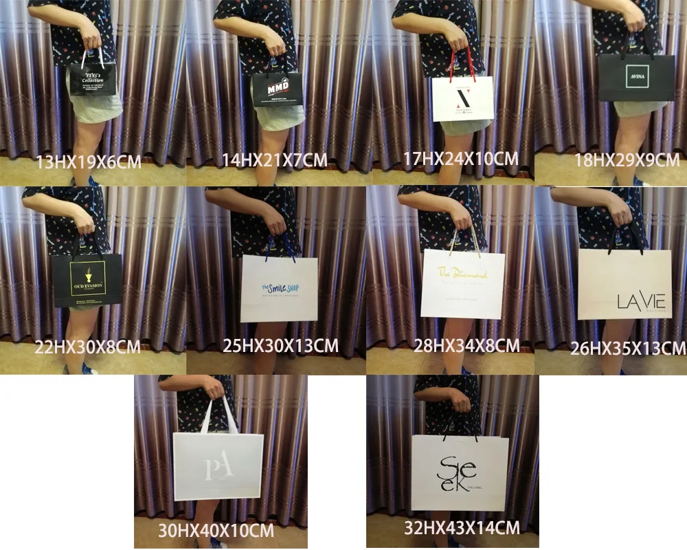 Venta al por mayor, 500 unids/lote, bolsas de compras de papel de lujo de alta gama con mango de cinta, personaliza tu propio logotipo impreso para joyería de mujer