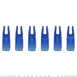 50pcs Archery Arrow Nock 5/16 OD 8mm Fit For Diameter 7mm Wood Arrow Bamboo Arrow Shaft Outdoor Shooting Arrow Accessories