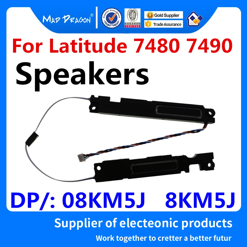 

new Original Laptop speakers Left Right Replacement Speakers For Dell Latitude 7480 7490 E7480 E7490 speakers 8KM5J 08KM5J