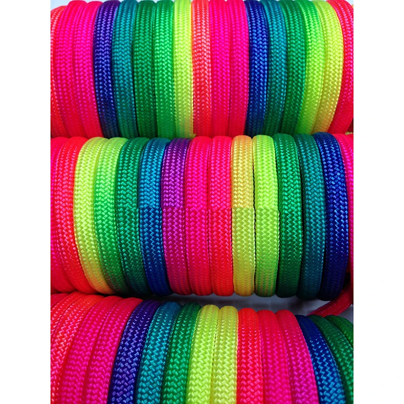 5Metes 4mm Colorful Paracord Cord Lanyard Rope 7 Strand DIY Bracelet Making Accessories Materials