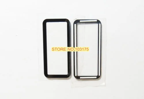 Nova parte superior pequena exterior superior da tela de vidro da janela lcd para canon eos 30d câmera reparação parte + adesivo