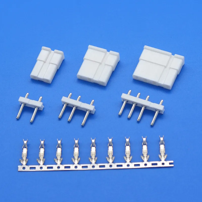 10sets TJC2 7.5mm-5mm Strip Connectors Straight Pin Header Plug Terminal PCB Board Connector 1P 2P 3P 4P 5P 6P