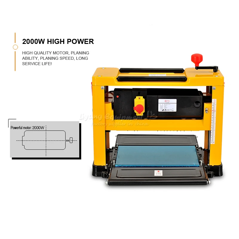 New Multifunctional High-power High-accuracy Table Woodworking Thicknesser BD-12155 Wood Sander