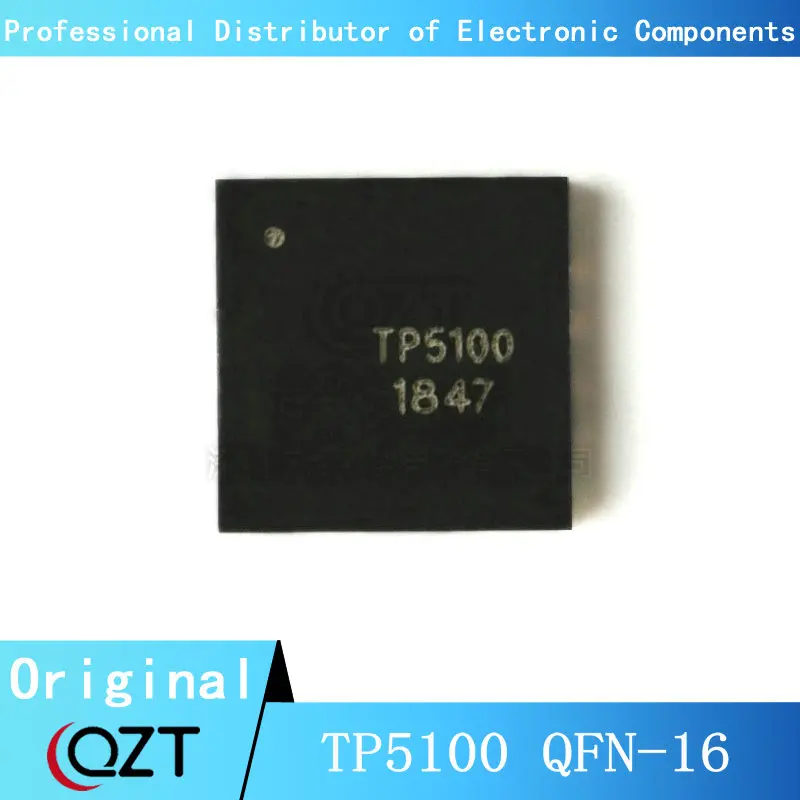 10pcs/lot TP5000 TP5100 QFN16 2A Buck Step Down Switch 4.2V/3.6V 8.4V/4.2V Lithium Battery Charger Chip QFN-16 New spot