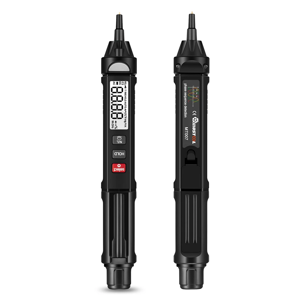 MUSTOOL 3 In 1 Digital Pen Type Multimeter Without Battery With Test Lead True RMS Color Display Screen MT007/ Pro/Pro En