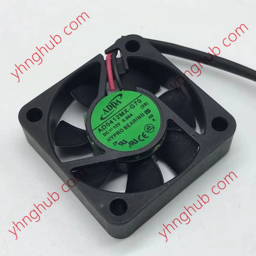 

ADDA AD0412MX-G70 DC 12V 0.08A 40x40x10mm 2-Wire Server Cooling Fan