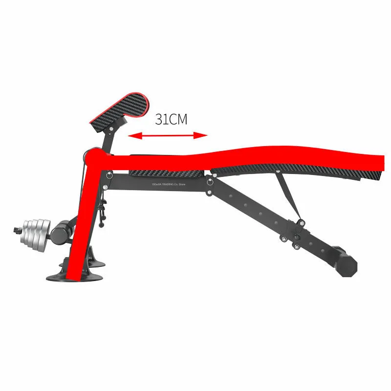 Folded Workout Bench Flat/Incline/Decline Exercise Bench for Full Body Workout, Home Gym Adjustable Weight Bench Dumbbell Bench