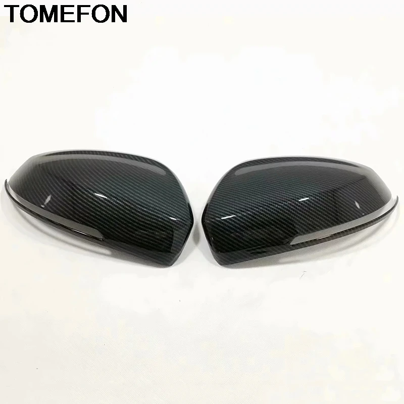 

TOMEFON For Volkswagen T-Cross 2018 2019 2020 Side Door Wing Rear View Mirror Cap Cover Trim Exterior Accessories Styling ABS