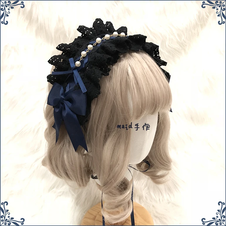 Sweet lolita headwear collection kawaii girl KC gothic lolita headband loli cosplay  sweet lolita headwear bowknot hair band