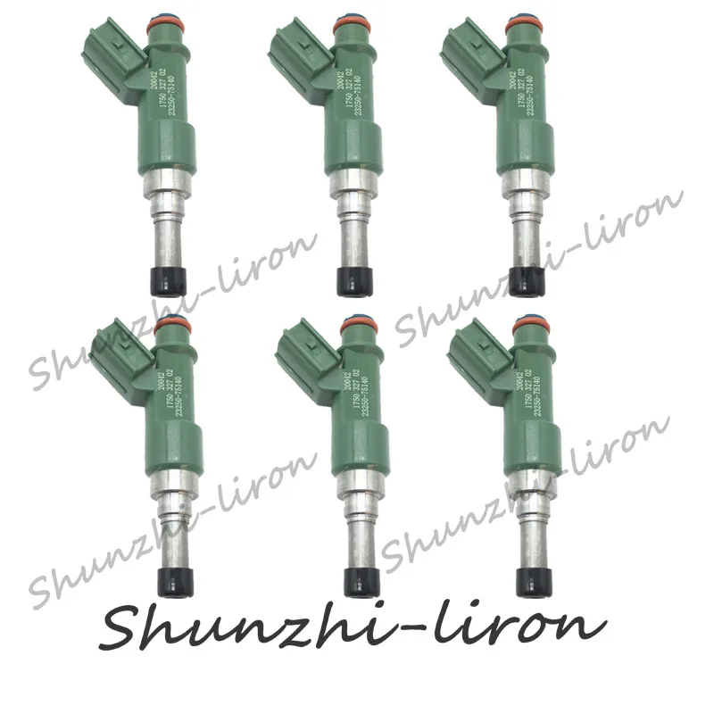 

6pcs Fuel Injector Nozzle For Toyota OEM:23250-75140 23209-75140