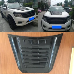 Bug Shiel Parti Decorative Raptor Bonnetscoop Cappuccio di Copertura Misura Per Navara Np300 Hilux Revo Rocco Matte Black Car Hood Scoop vent