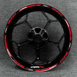 12 X Thick Edge Outer Rim Sticker Stripe Wheel Decals FIT all Be applicableHONDA REPSOL HRC CBR250RR CBR400RR CBR600RR CBR1000RR
