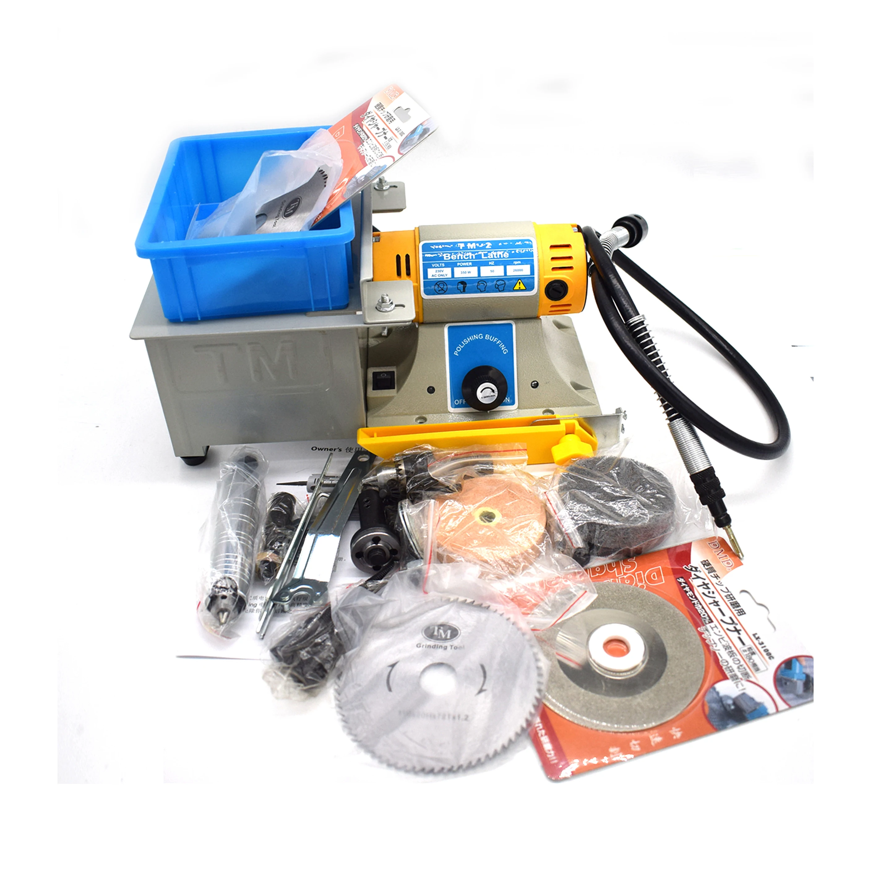 Multifunction Table Saw Cutting Machine 350W Jade Stone Polisher Jewelry Tools