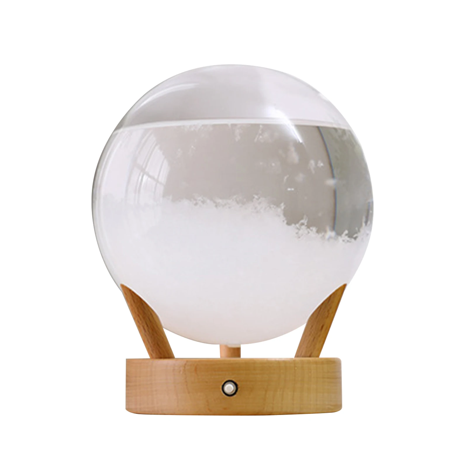 

Glass Weather Station Light Up Weather Forecaster Barometer Droplet Storm Creative Drop-Shaped Storm Perfect Gift For Home Decor