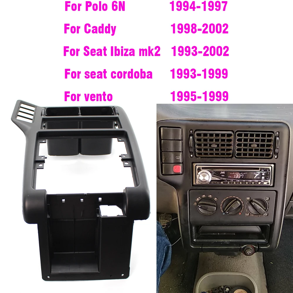 

Inner Center Console Dash AC Air Vent Grille For VW Polo 1994-1999 6N1858069A 6N1858071A