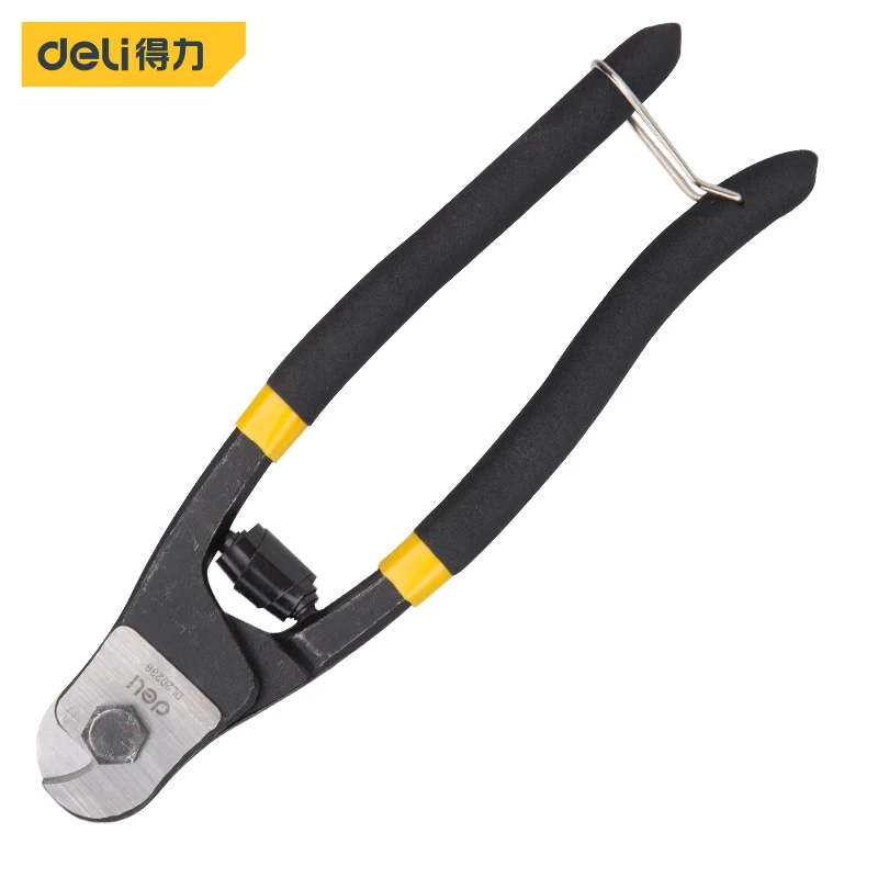 deli 8 Inch Rope Scissors Steel Wire Rope Pliers Stainless Steel Cable Cutter Tool For 1mm 2mm 3mm 4mm Diameter Stranded wire