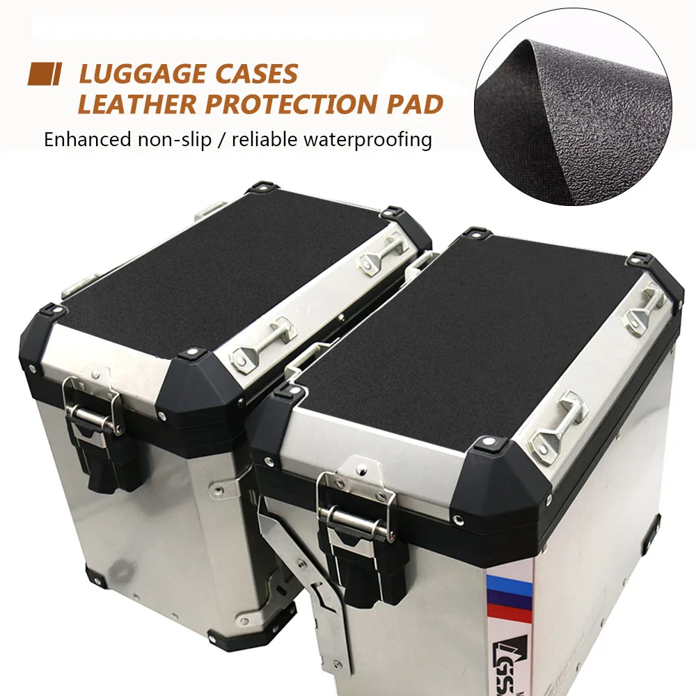 For BMW R1200GS LC Adventure R1250GS Motorcycles  PVC leather Side Case Pads Pannier Cover Set Luggage Cases R 1200 GS