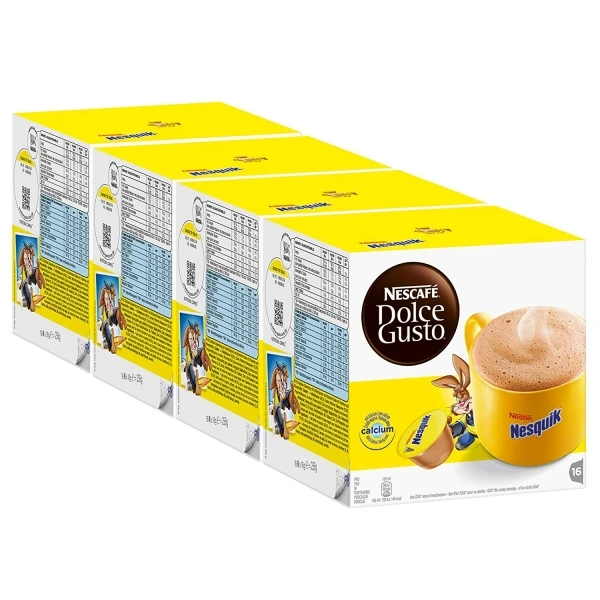 DOLCE GUSTO lot de 4 boîtes NESQUIK