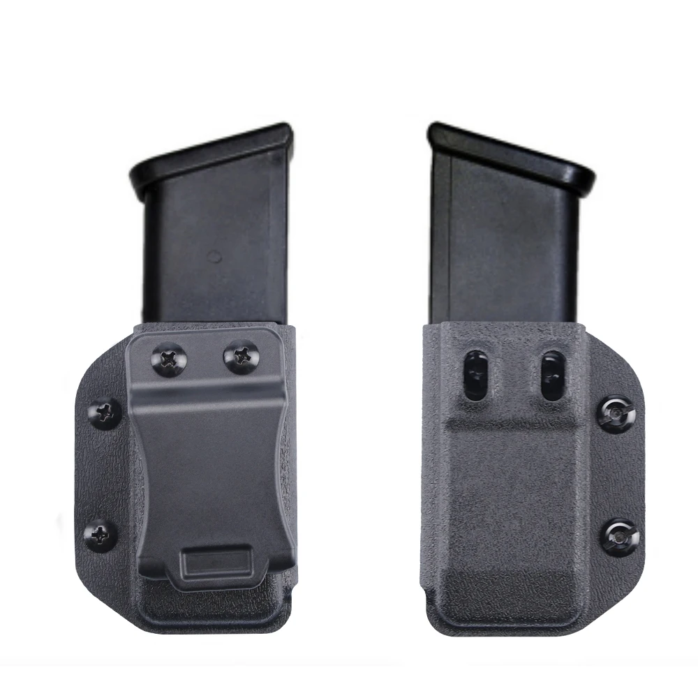 IWB/OWB 9mm Universal Magazine Holster Mag Pouch Fits For Glock 17 19 26/23/27/31/32/33 M9 G2C P226 USP Left Right Hand