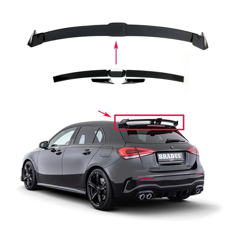 

Modified Version For Mercedes Benz W177 A Class A180 A200 A250 A260 A45 AMG 2020-2024 Rear Roof Trunk Lid Hatchback Spoiler Wing