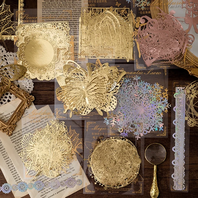 What Is Crafts In Art bronzing Lace Scrapbooking Paper Set 10pcs Eco friendly Cardstock For Diy Crafts