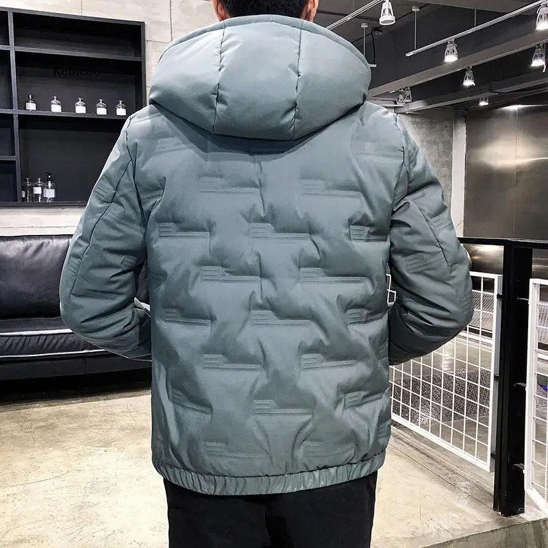 Winter Men\'s Coat High Quality White Jackets Men Casual Thicken Jacket Coats Man Size M-5Xl