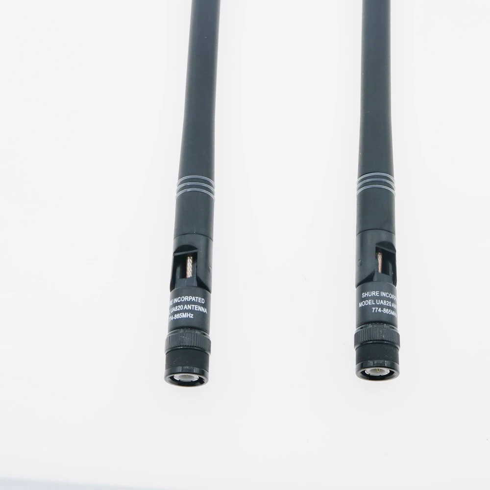 Pair 2 Piece Bayonet BNC Antenna For Shure Wireless Receiver 638-698 554-590 774-865 430-870MHz