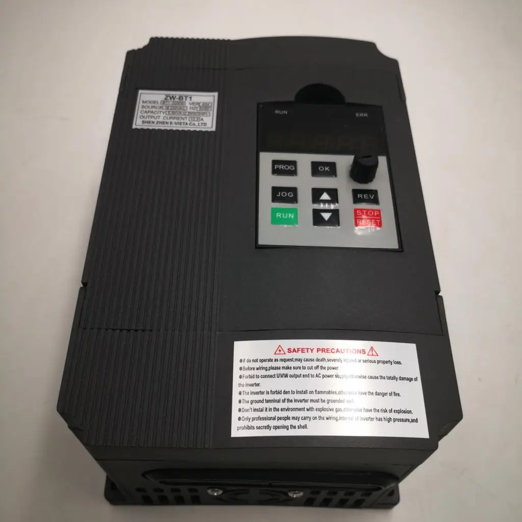 

VFD Inverter VFD 2.2KW 220V IN and 220V 3P OUT Variable Frequency Inverter Drive Inverter ZW-BT1 free-shipping