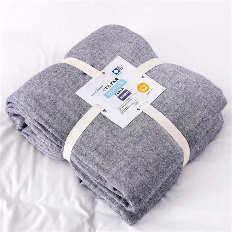 Bedspreads Quilted Summer Fashion Style Cotton Gauze Throw Blankets On The Bedding Comforter Quilt For Sofa Cover 200*230cm