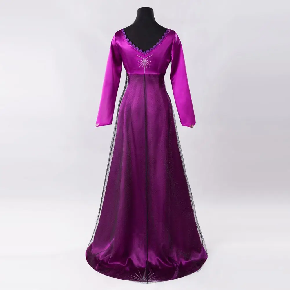 Robe princesse de glace Elsa, robe de nuit rouge reine des neiges pour adultes, Costume d'halloween Cosplay scène spectacle filles carnaval robes fantaisie de fête